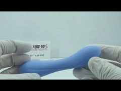4.65'' 10-Mode Blue Rechargeable Waterproof Silicone Vibrator