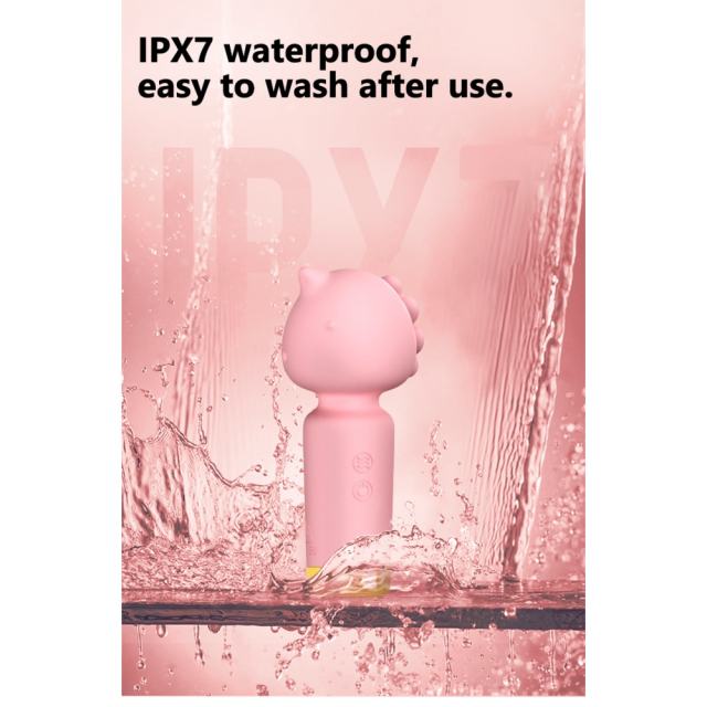 10-Mode Pink Unicorn Dreams 4.5" Rechargeable Waterproof Clitoral Silicone Vibrator