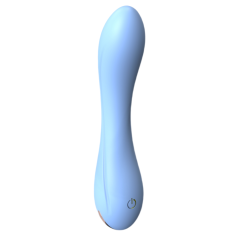 4.65'' 10-Mode Blue Rechargeable Waterproof Silicone Vibrator