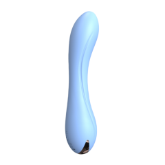 4.65'' 10-Mode Blue Rechargeable Waterproof Silicone Vibrator