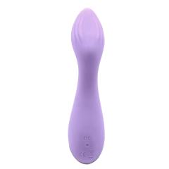 4.65'' 10-Mode Purple Rechargeable Waterproof Silicone G-Spot Vibrator