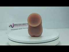 8.27'' Light Brown Silicone Realistic Dildo with Balls and Strong Suction Cup