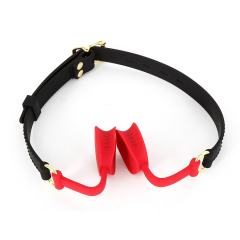 Red Silicone Mouth Plug Ball Gag