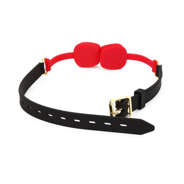 Red Silicone Mouth Plug Ball Gag