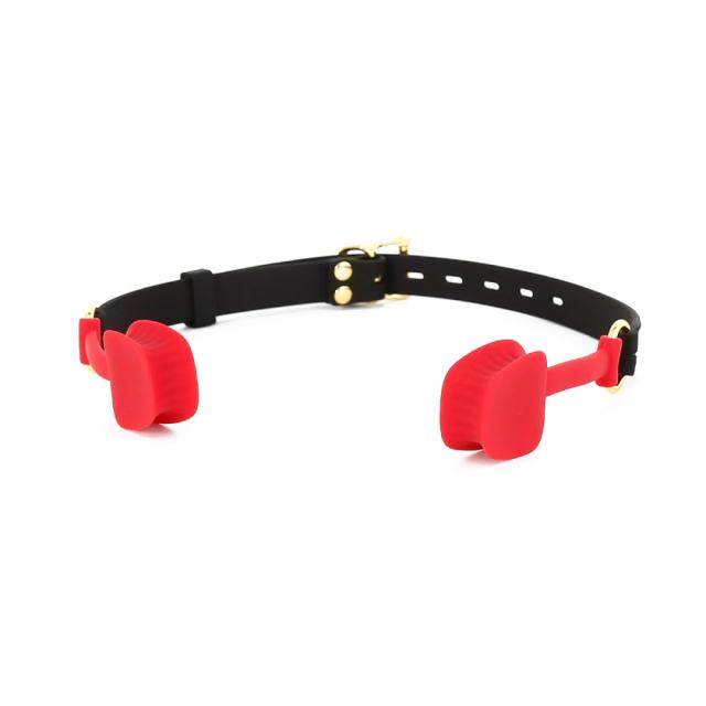 Red Silicone Mouth Plug Ball Gag