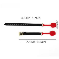 Red Silicone Mouth Plug Ball Gag