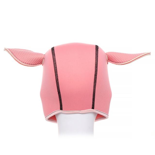 Pink Pig Face Hood and Mask for Roleplay and Sensory Play