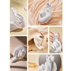 10-Mode Simulated Right-handed Rechargeable Waterproof Silicone G-spot Vibrator with Finger-Like Motion and Heating