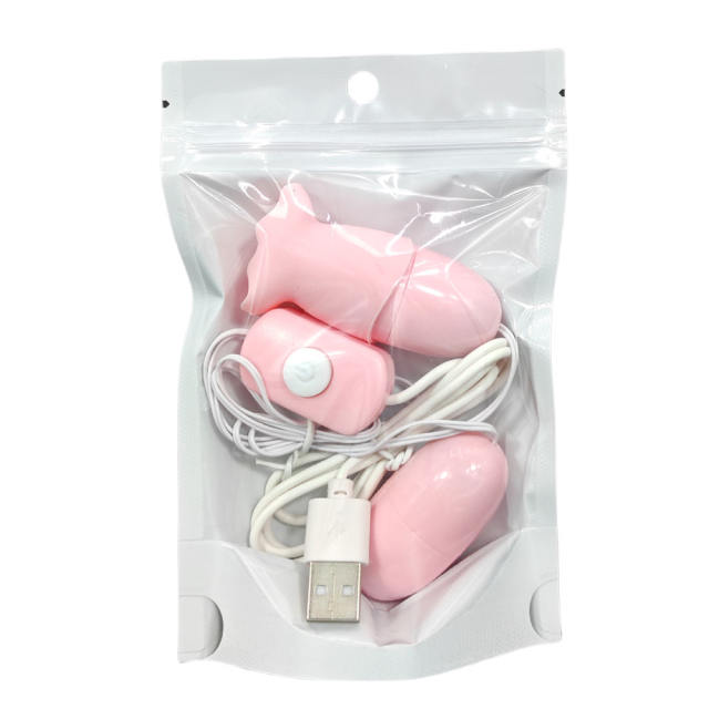 Pink USB-Powered Vibrating & Tongue-Licking Egg (Foil Bag)