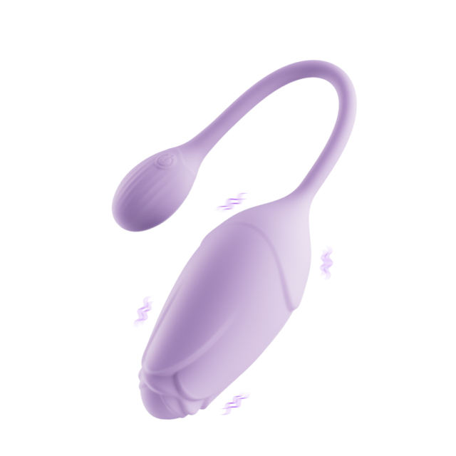 App-Controlled Silicone Rose Vibrator with Heating and Remote Control