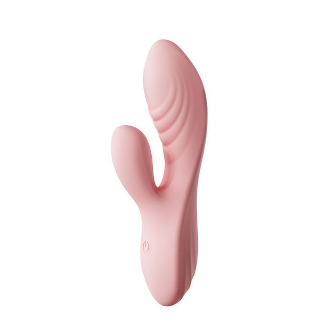 9-Mode Rechargeable Pink/Purple Silicone Rabbit Vibrator Type I