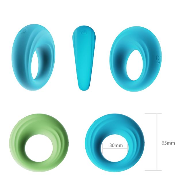 App-Controlled Vibrating Cock Ring with Remote Control