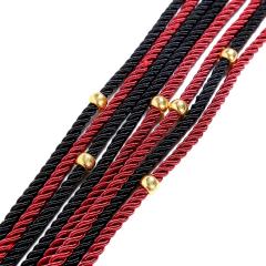 26.79'' Black & Red Soft BDSM Whip for Sensual Impact Play