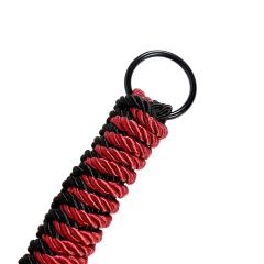 26.79'' Black & Red Soft BDSM Whip for Sensual Impact Play