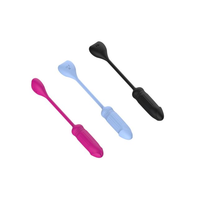 7-Speed Rechargeable Vibrating & Thrusting Egg with Remote Control