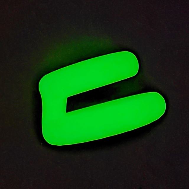 Glow-in-the-Dark Silicone Double Cock Ring