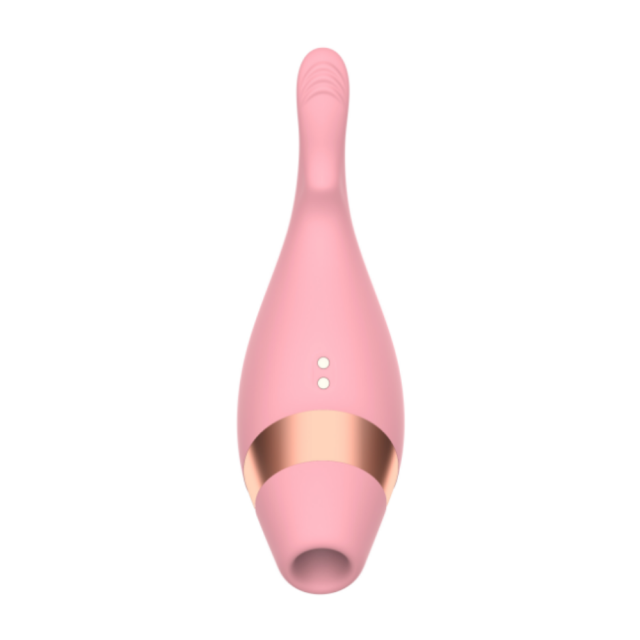 10-Speed Pink Rechargeable Vibrating Egg with Sucking Function