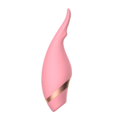 10-Speed Pink Rechargeable Vibrating Egg with Sucking Function