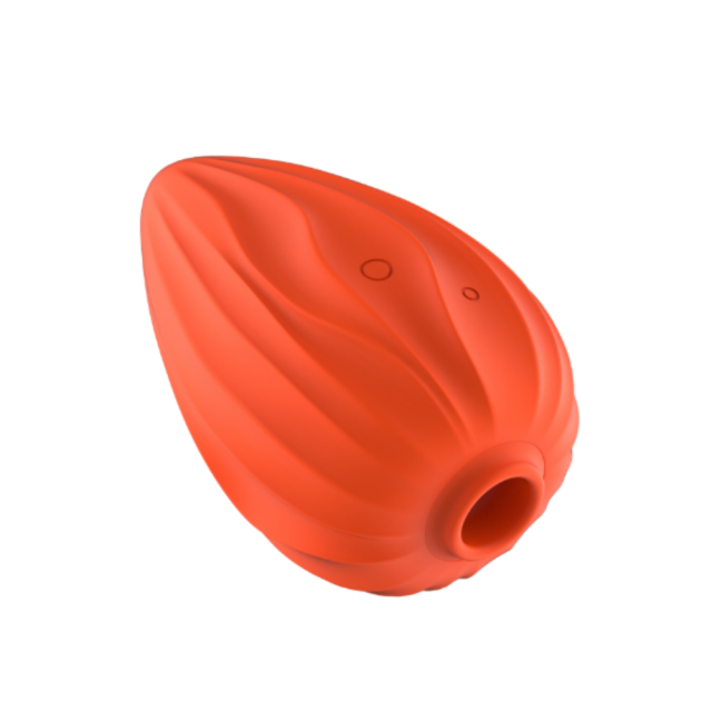 10-Speed Rechargeable Vibrating Egg with Suction - Bud-Inspired Design