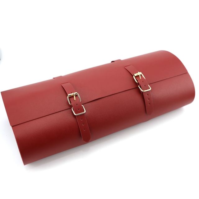 11-Piece Wine Red BDSM Bondage Set with Organizer Pouch