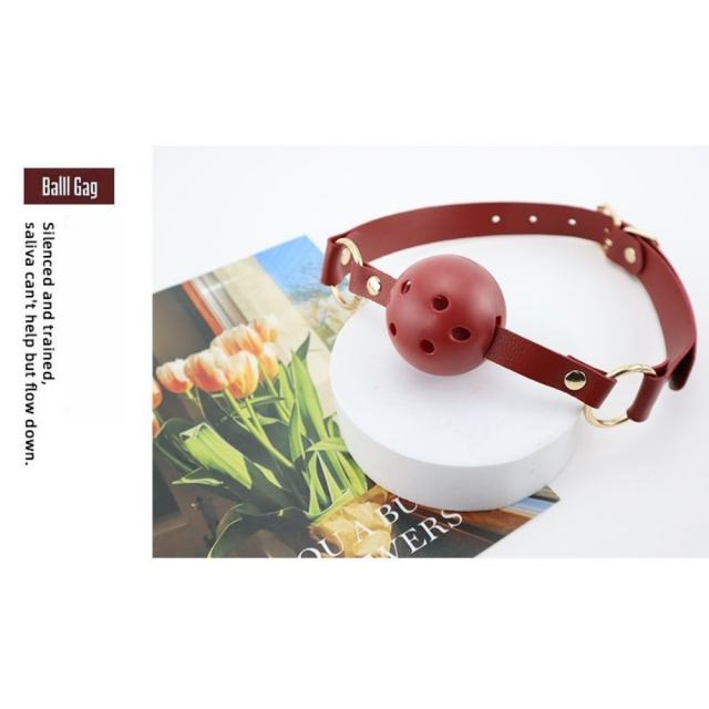 11-Piece Wine Red BDSM Bondage Set with Organizer Pouch