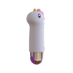3.35 Inch 10 Modes Multicolor Waterproof Rechargeable Cute Cartoon Silicone Vibrating Egg