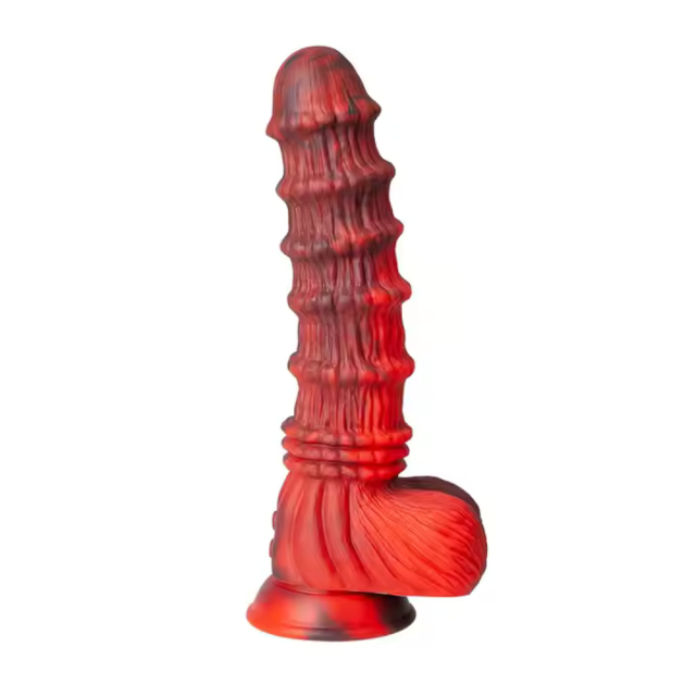 10.43'' Rechargeable Silicone Vibrating Dildo