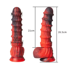 10.43'' Rechargeable Silicone Vibrating Dildo