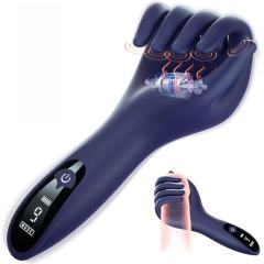 Futuristic Hand-Shaped Male Vibrator – 9-Speed Stroker with Digital Display, Magnetic Charging, Waterproof