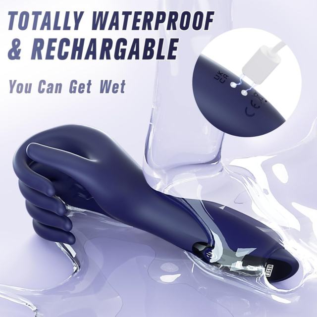 Futuristic Hand-Shaped Male Vibrator – 9-Speed Stroker with Digital Display, Magnetic Charging, Waterproof