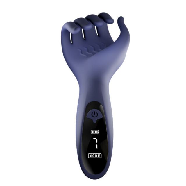 Futuristic Hand-Shaped Male Vibrator – 9-Speed Stroker with Digital Display, Magnetic Charging, Waterproof