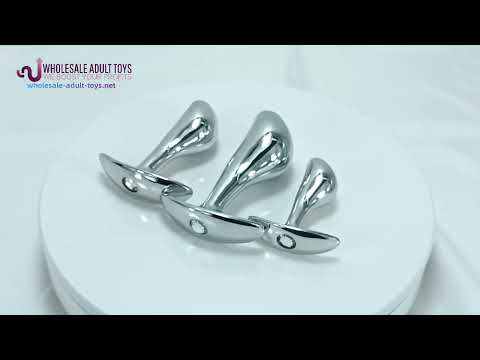 3-Piece Metal Anal Plug Set with Gift Box