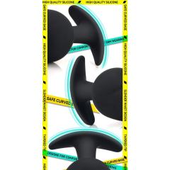 4.3 Inch Curved Silicone Anal Plug