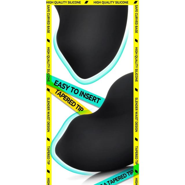 4.3 Inch Curved Silicone Anal Plug