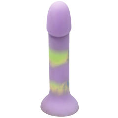 6.70 Inch Multicolor Silicone Dildo with Suction Cup – Strap-On Compatible