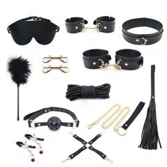 10-Piece Complete BDSM Bondage Set with Organizer Pouch – High-Margin Fast-Selling Kit