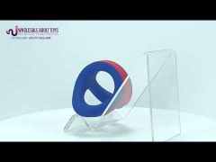 2in1 Silicone Blue+Red Penis Ring Cock Ring Set with Retailling Box