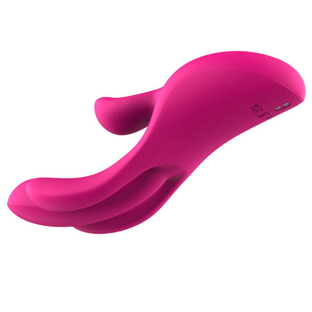 10-Mode Magenta Rechargeable Finger-Motion Silicone Vibrator