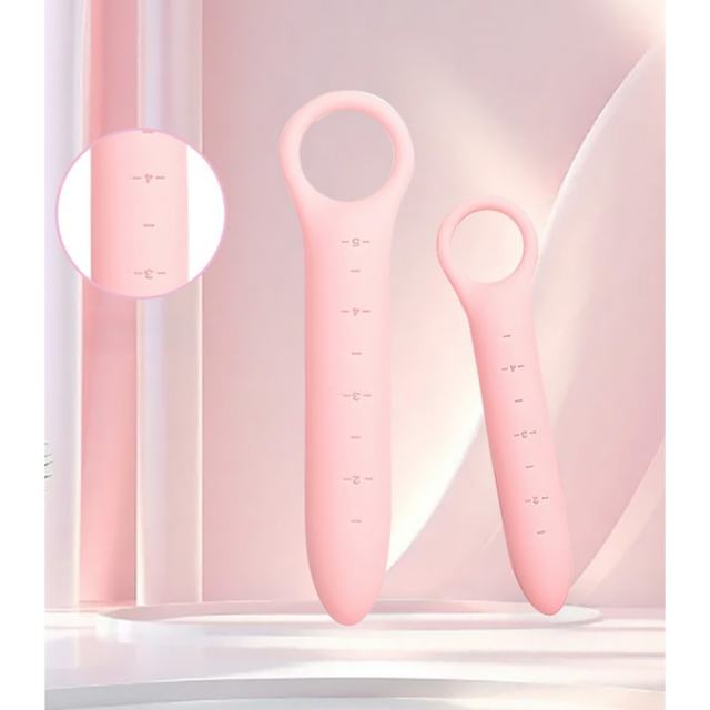 5‑Piece Pink Medical‑Grade Silicone Pelvic Floor Trainer Dilator Set