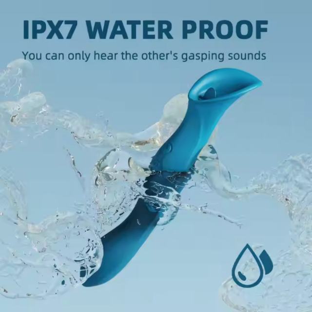 Green 9-Mode Vibrating & Tongue-Licking Medical-Grade Silicone Vibrator