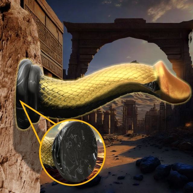 9.06'' Fantasy Snake-Themed Silicone Dildo