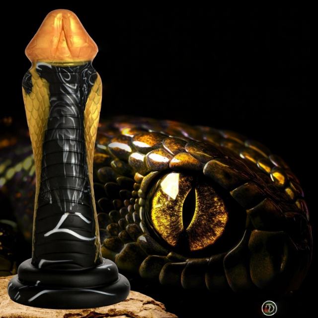 9.06'' Fantasy Snake-Themed Silicone Dildo