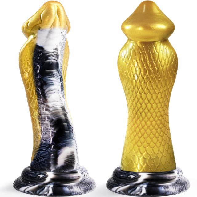 9.06'' Fantasy Snake-Themed Silicone Dildo
