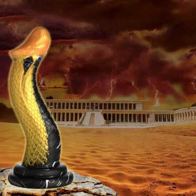 9.06'' Fantasy Snake-Themed Silicone Dildo