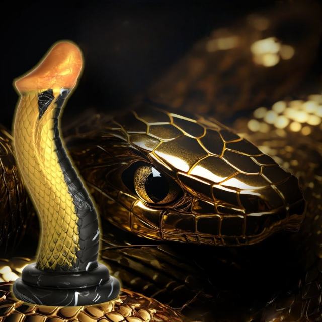 9.06'' Fantasy Snake-Themed Silicone Dildo