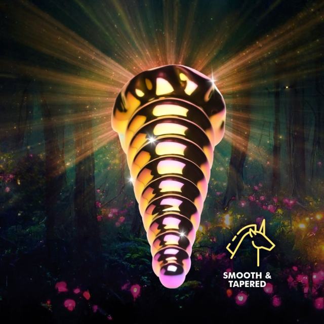 6.50'' Unicorn-Inspired Multicolor Glass Dildo