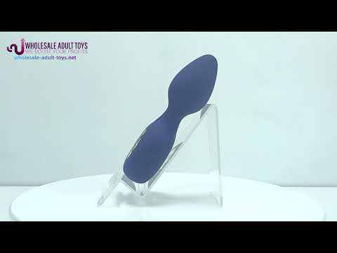 12-Mode Rechargeable Vibrating Dark Purple Silicone Butt Plug