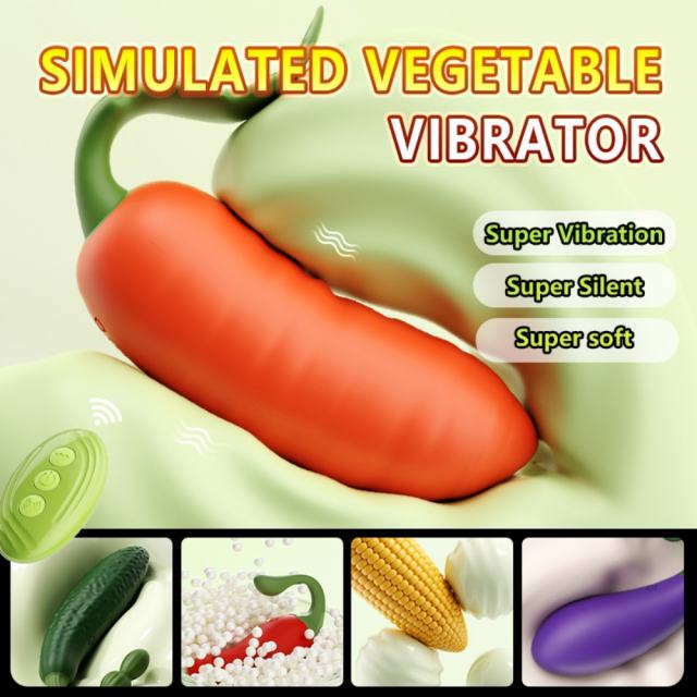 Vegetable Series Smart Wearable Vibrators (5 Size)