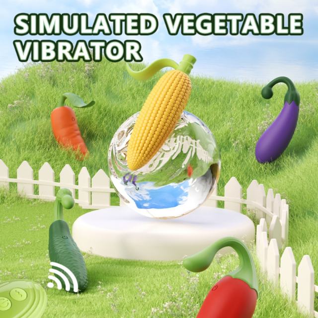 9-Mode App-Controlled Vegetable Series Smart Wearable Vibrators with Remote Controller (5 Size)