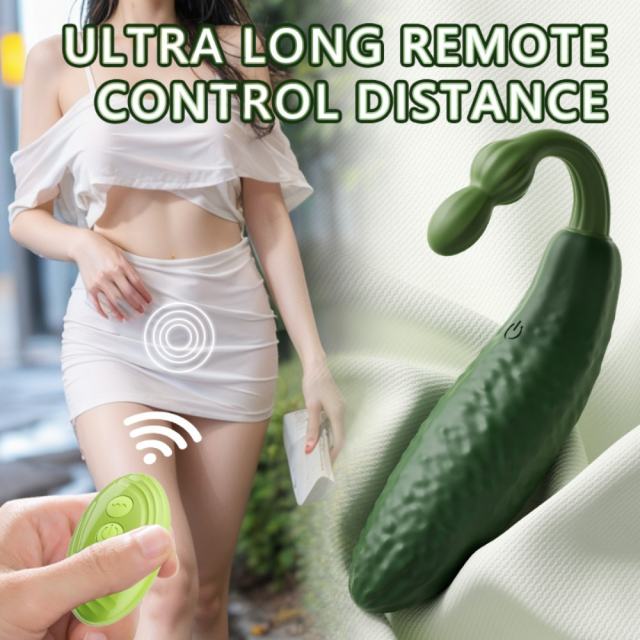 9-Mode App-Controlled Vegetable Series Smart Wearable Vibrators with Remote Controller (5 Size)